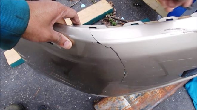 Image - Crack in the bumper DIY repair