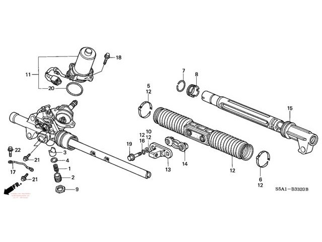 Image - Mitsubishi Lancer 9 steering rack DIY repair