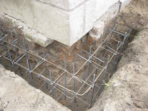 Image - DIY repair of a brick foundation