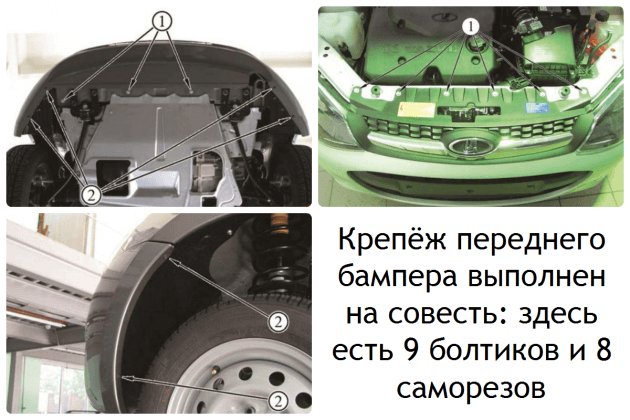 Image - DIY repair of the front bumper on Kalina