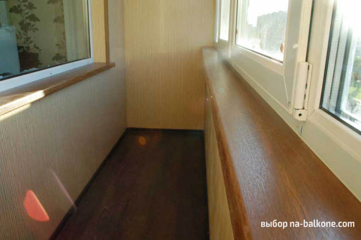 Image - DIY repair on the balcony in Khrushchev