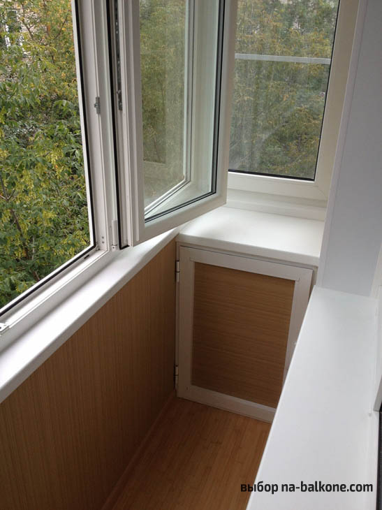 Image - DIY repair on the balcony in Khrushchev