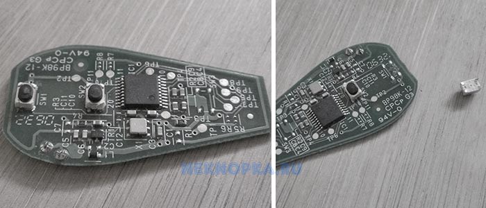 Image - DIY car alarm keychain buttons repair