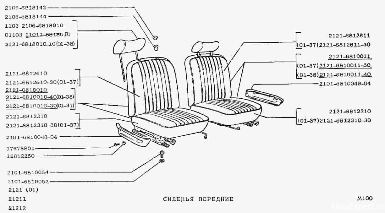 Image - Do-it-yourself seat repair vaz 21213