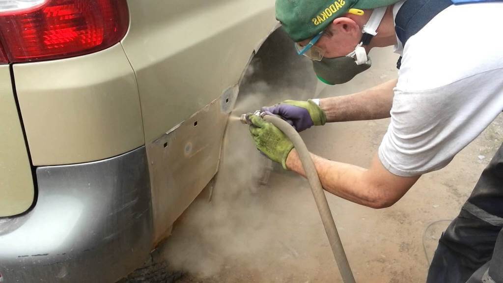 Image - DIY repair of a rusty wing arch