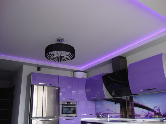 Image - DIY suspended ceiling repair and decoration with LEDs