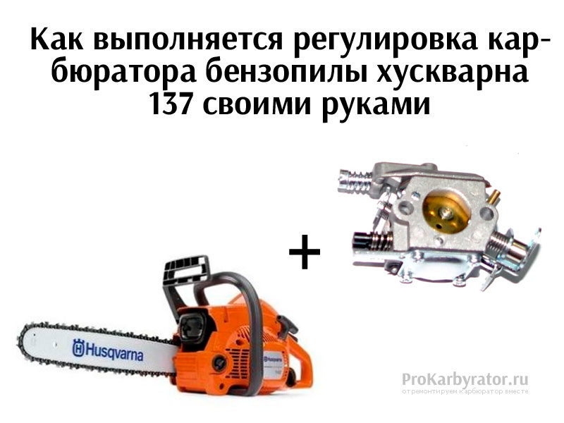 Image - DIY Husqvarna 137 chainsaw carburetor repair