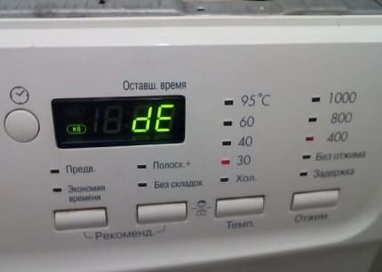 Image - Error de on lg washing machine DIY repair