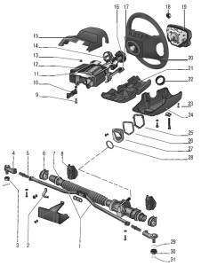 Image - Electric power steering prior to malfunction repair by own hands