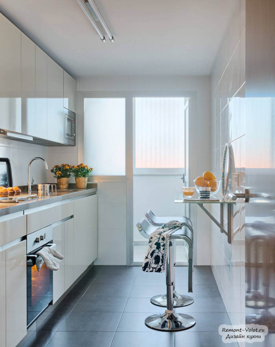 Image - DIY repair in the kitchen with a balcony
