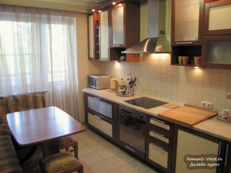 Image - DIY repair in the kitchen with a balcony