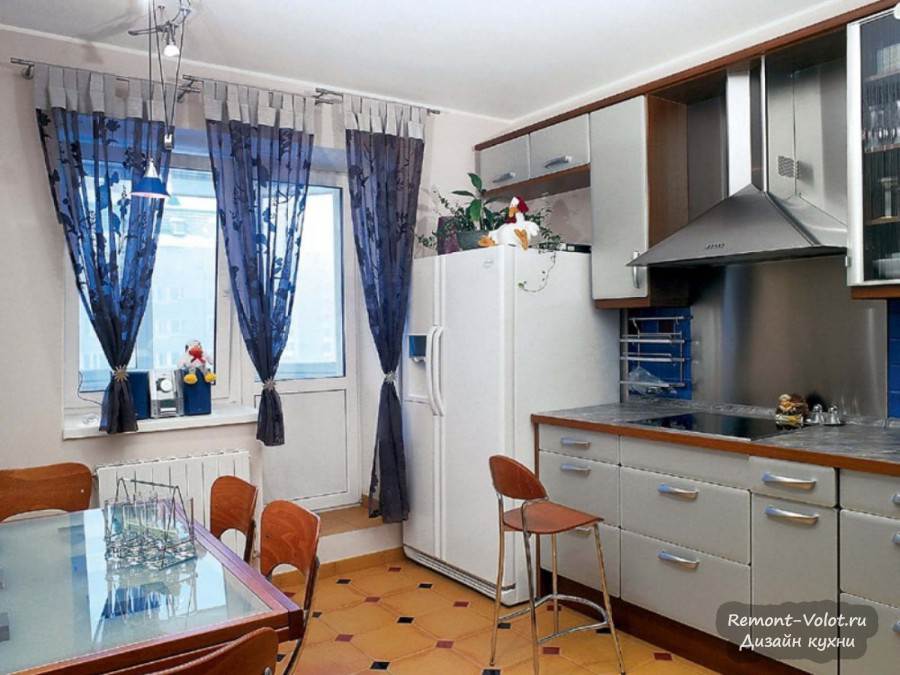 Image - DIY repair in the kitchen with a balcony