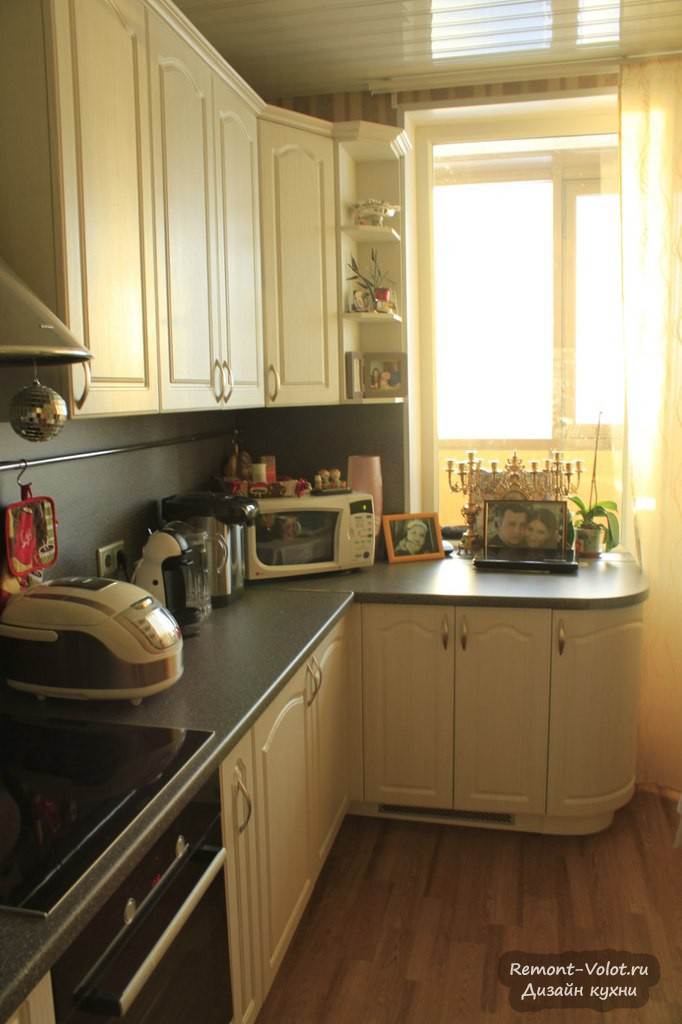 Image - DIY repair in the kitchen with a balcony