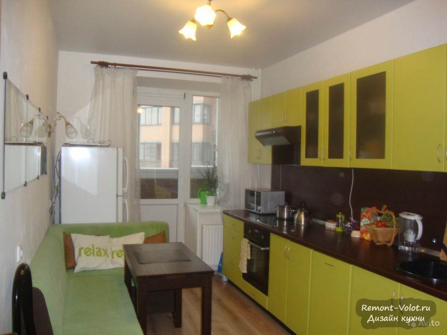 Image - DIY repair in the kitchen with a balcony