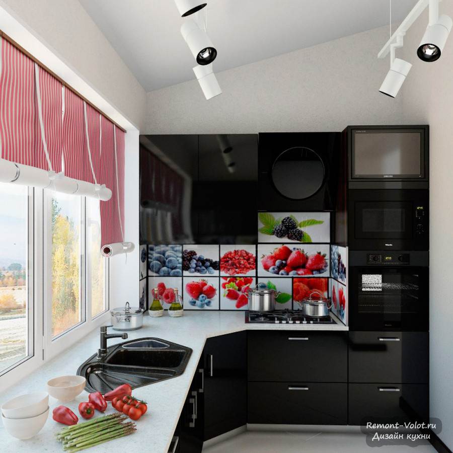 Image - DIY repair in the kitchen with a balcony