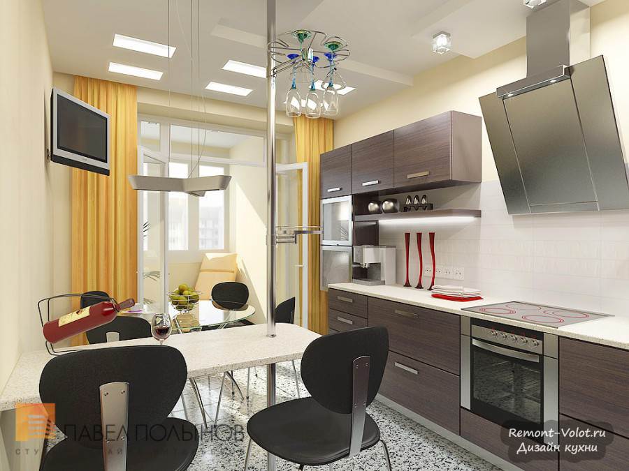 Image - DIY repair in the kitchen with a balcony