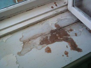 Image - DIY repair of an old wooden window sill