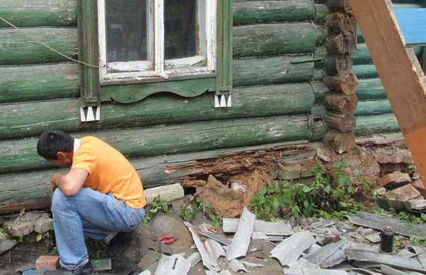 Image - Repair of the foundation of a village house with your own hands