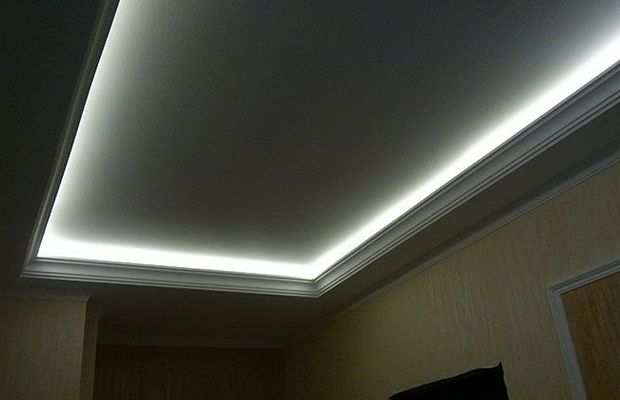 Image - DIY suspended ceiling repair and decoration with LEDs