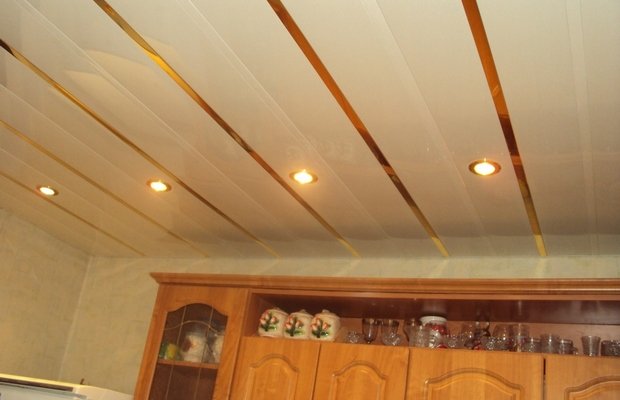 Image - DIY ceiling repair with pvc panels