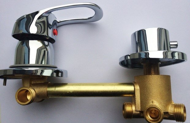 Image - Do-it-yourself faucet repair on a shower cabin