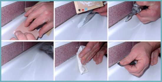 Image - DIY repair of chipped baths