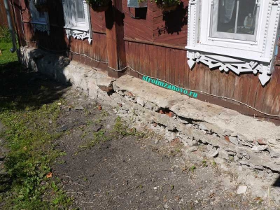 Image - Repair of the foundation of a village house with your own hands