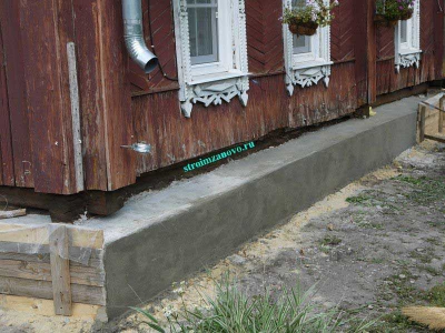 Image - Repair of the foundation of a village house with your own hands