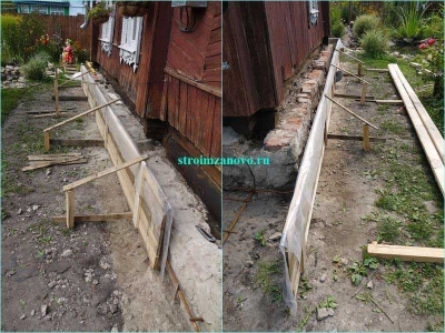 Image - Repair of the foundation of a village house with your own hands