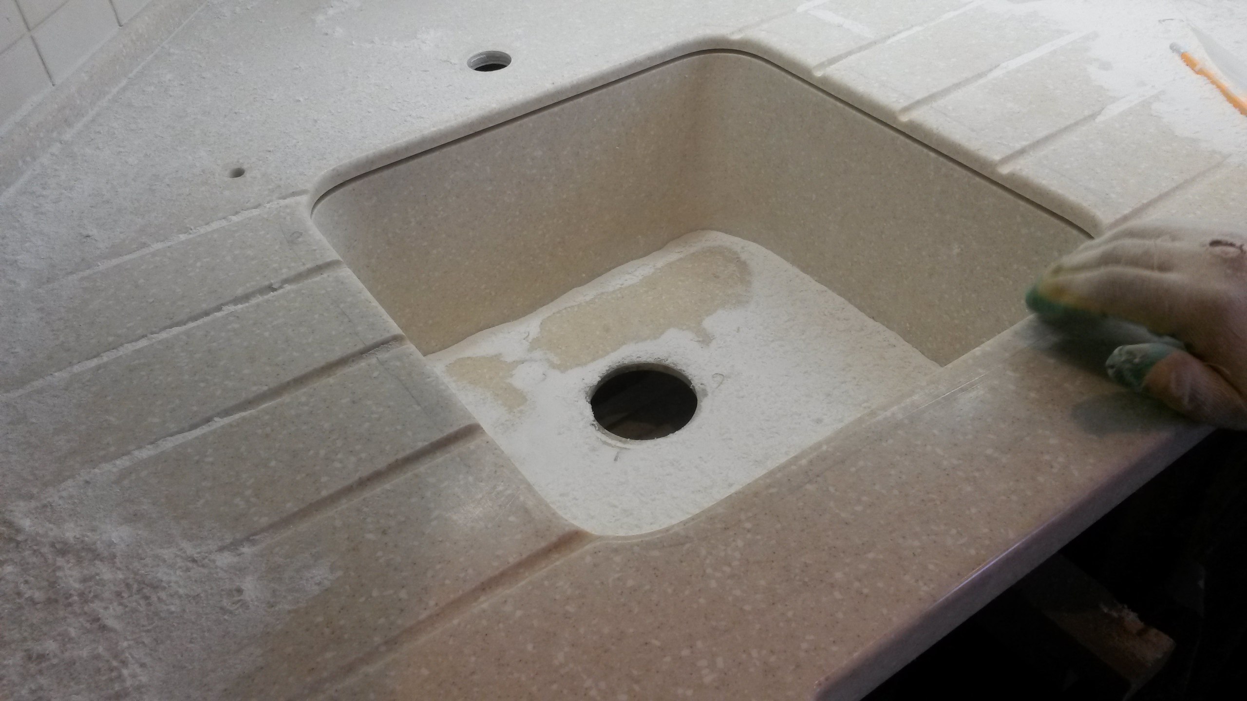 Image - DIY repair of artificial stone sinks