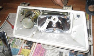 Image - DIY headlight repair with a vaz 2110 lens