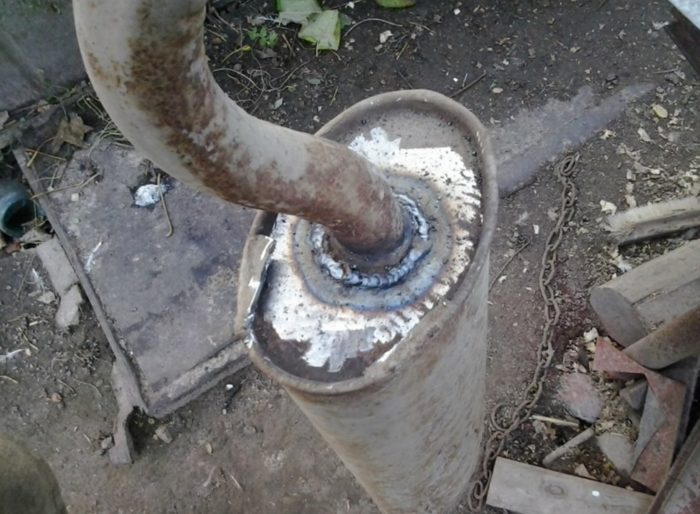 Image - Do-it-yourself muffler repair on a VAZ 21099