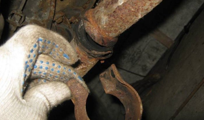 Image - Do-it-yourself muffler repair on a VAZ 21099