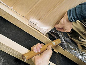 Image - DIY repair of an old wooden ceiling
