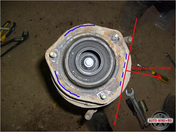 Image - DIY repair of the front shock absorber strut