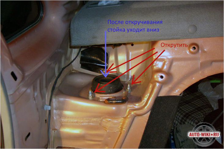 Image - DIY repair of the front shock absorber strut