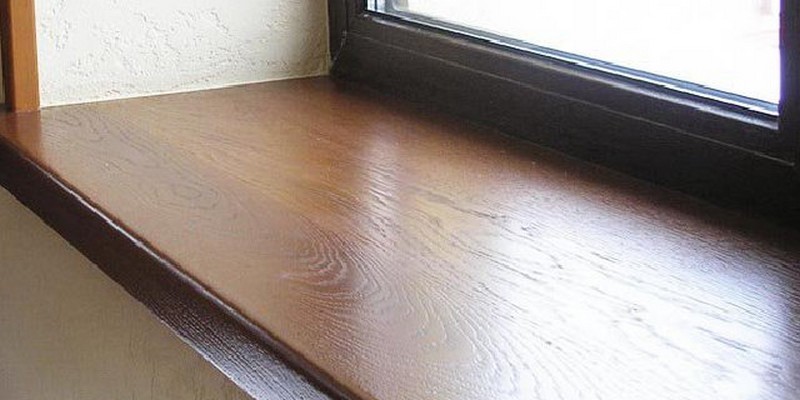 Image - DIY repair of an old wooden window sill