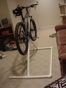 Image - How to make a rack for repairing a bicycle with your own hands