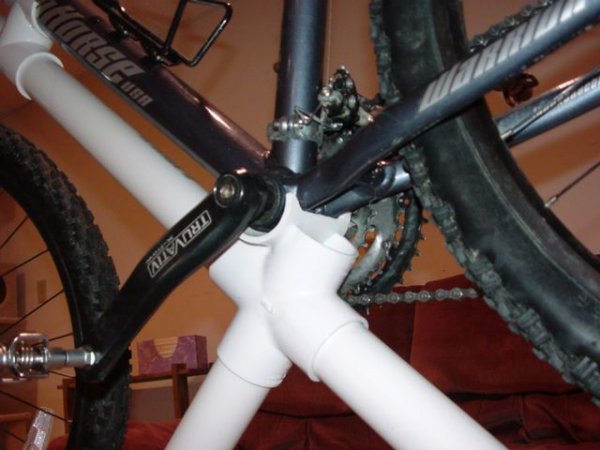 Image - How to make a rack for repairing a bicycle with your own hands