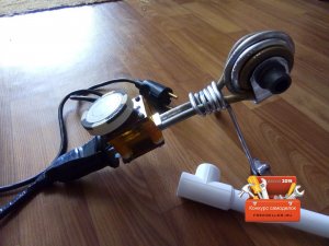 Image - Soldering iron for polypropylene pipes DIY repair