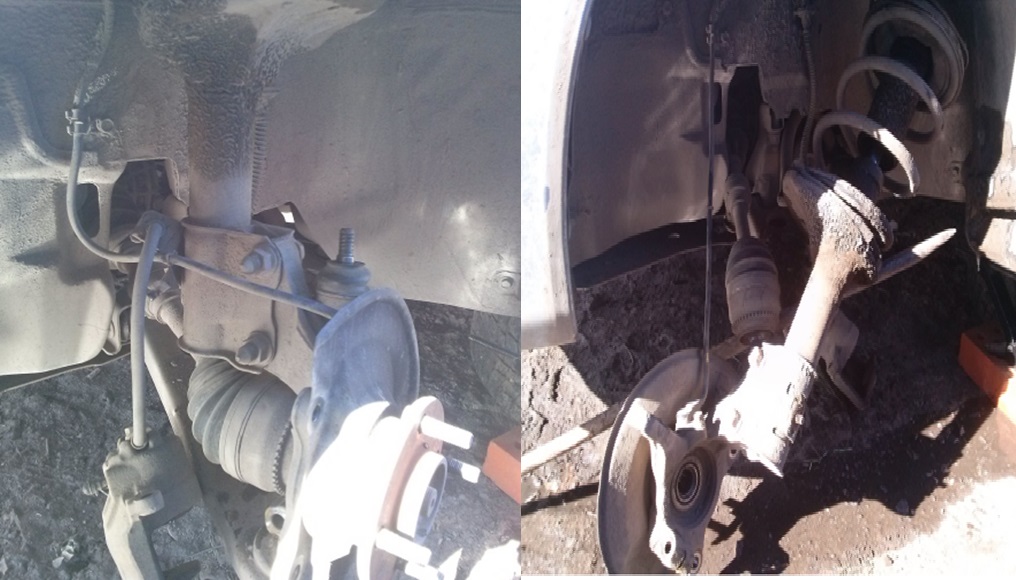 Image - Mitsubishi Lancer 9 DIY repair replacement of the lower ball