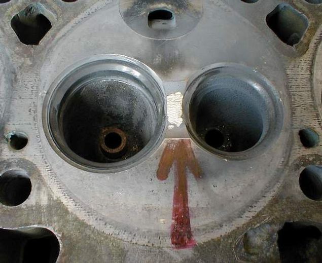 Image - DIY repair of a cylinder head crack