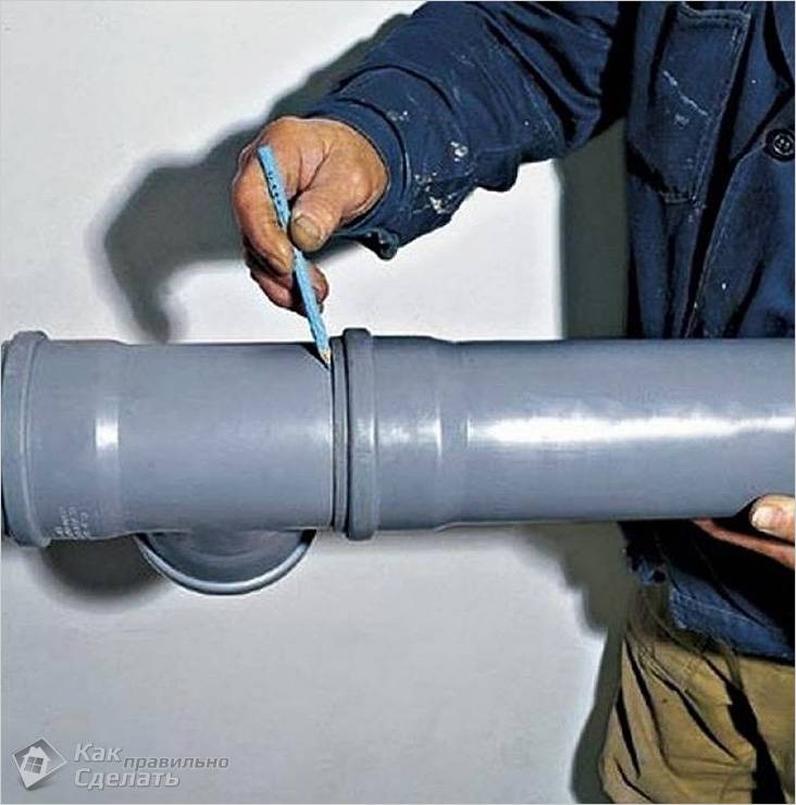 Image - DIY repair of sewer pipes in an apartment