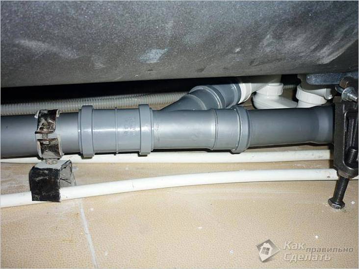 Image - DIY repair of sewer pipes in an apartment