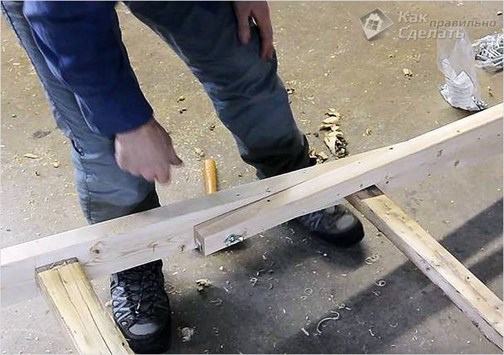 Image - Do-it-yourself scaffolding for apartment renovation