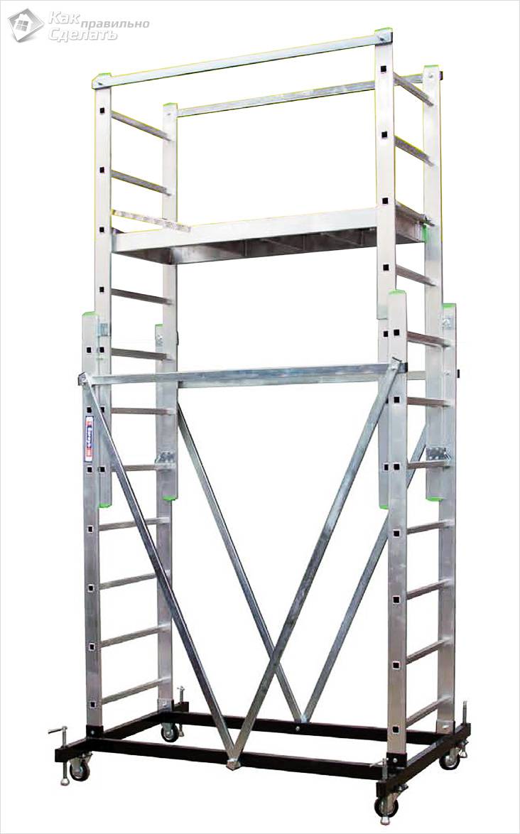Image - Do-it-yourself scaffolding for apartment renovation