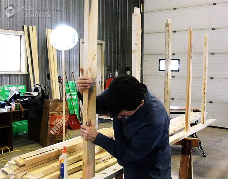 Image - Do-it-yourself scaffolding for apartment renovation