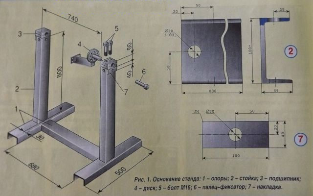 Image - DIY engine repair stand