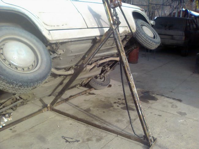 Image - DIY car repair lift