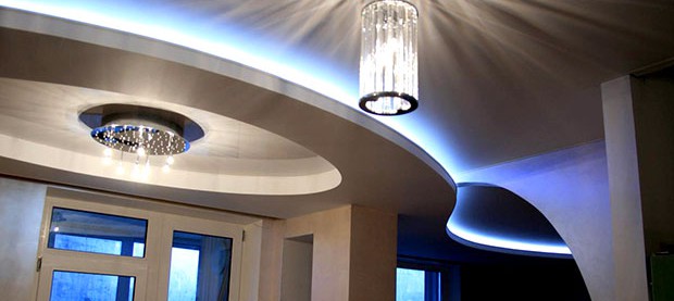 Image - DIY suspended ceiling repair and decoration with LEDs